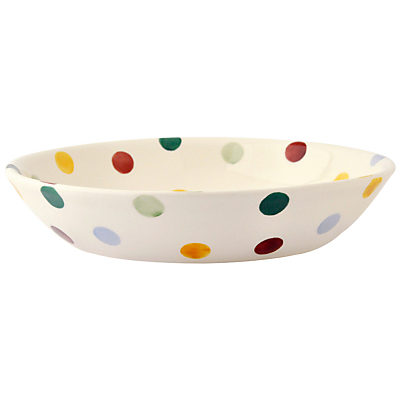 Emma Bridgewater Polka Dot Small Pasta Bowl, Multi, Dia.21cm